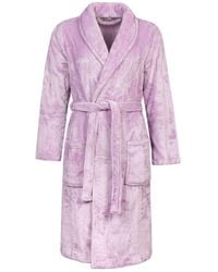 Heat Holders - Soft Fleece Warm Bathrobe Dressing Gown For Winter - Lyst