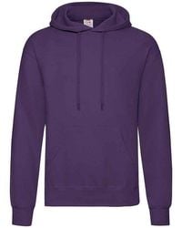 Fruit Of The Loom - Classic Hooded Sweatshirt - Lyst