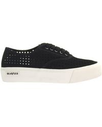 Seavees - Legend Sneaker Platform Portal Lace-Up Nubuck Leather Trainers - Lyst