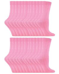 Sock Snob - 24 Pairs Plain Cotton Rich Dress Socks - Lyst