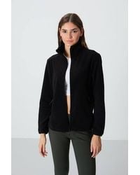 TOMMY LIFE - Plush Zip-Front Sweatshirt - Lyst