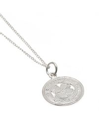 Celtic Fc - Sterling Silver Pendant And Chain - Lyst
