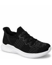 Spot on - Lightweight Knit Lace Up Trainers - Lyst