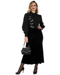 Banned Retro - Night Bat Blouse - Lyst