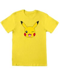 Pokemon - Pikachu Face T-shirt - Lyst