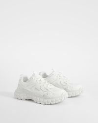 Boohoo - Chunky Sporty Sneakers - Lyst