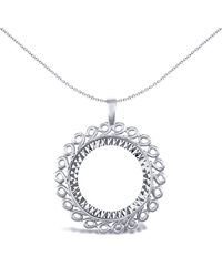Jewelco London - 925 Loop Spiral Half Sovereign Coin Mount Pendant - Lyst