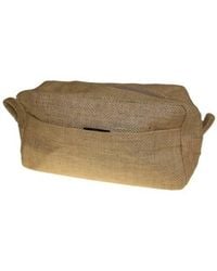 KDMD - Jute Toiletry Bag - Lyst