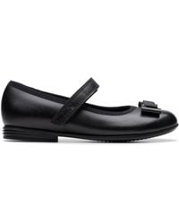 Clarks - Finja Tap Kid Leather Mary Jane - Lyst