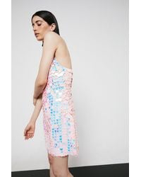 Warehouse - Sequin Cami Mini Dress - Lyst