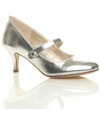 AJVANI - Mid Heel Mary Jane Court Shoes - Lyst