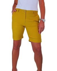 Paulo Due - Stretch Cuffed Bermuda Shorts - Lyst