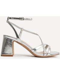 Linzi - Oslo Faux Leather Heeled Sandals - Lyst