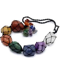 KDMD - Seven Chakra Stones Pendant For Balance & Meditation - Lyst