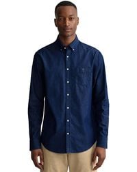 Enzo - Regular Fit Denim Shirt - Lyst