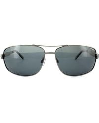 Polaroid - Aviator Gunmetal Grey Polarized Sunglasses - Lyst