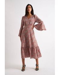 Louche - Bathilde Strawberry Fields Print Midi Dress - Lyst