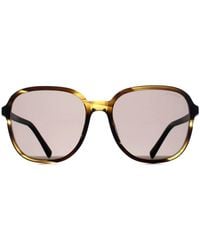 Miu Miu - Square Striped Loden Dark Mub01S - Lyst