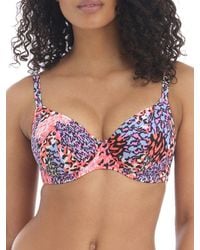 Freya - Serengeti Haze Plunge Bikini Top - Lyst