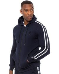 Enzo - Zip Up Tape Hoodie - Lyst