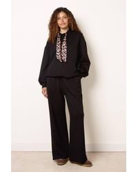 Blue Vanilla - Elasticated Waist Long Sleeve Round Neck Top & Trousers Set - Lyst