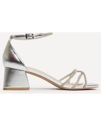 Linzi - Amour Diamante Heeled Sandals - Lyst