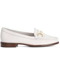 Dune - Wide Fit 'Glenny' Leather Loafers - Lyst