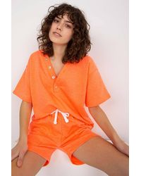 Love Lace - Heart Neck Blouse & Shorts Tracksuit Set Style 177019 - Lyst