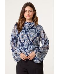 Blue Vanilla - Long Sleeve Turtleneck Blouse - Lyst