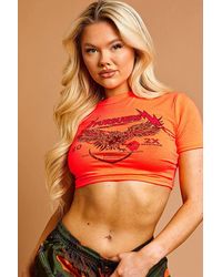 Stylewise - Graphic Print Crew Neck - Lyst