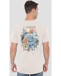 Marvel - Fantastic Four Cosmic First Family (Back Print) T-Shirt, Natural - Lyst