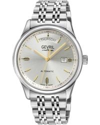 Gevril - Excelsior Swiss Automatic Sellita Sw240 42 Mm Dial Steel Watch - Lyst