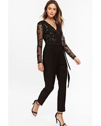 wallis sequin jumpsuit