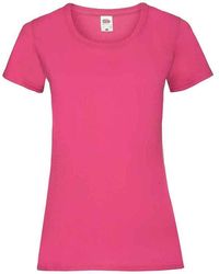Fruit Of The Loom - Valueweight Heather Lady Fit T-Shirt - Lyst