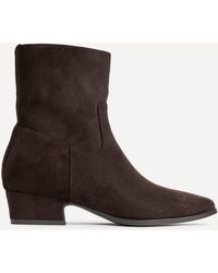 Linzi - Chalet Faux Suede Ankle Boots - Lyst