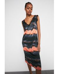 Warehouse - Cami Dress With Lace - Lyst