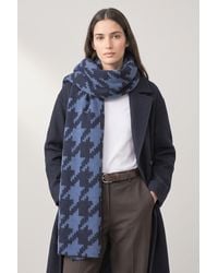 SARTA - Melanie Midweight Houndstooth Scarf - Lyst