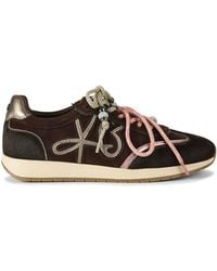 KG by Kurt Geiger - 'Lala' Suede Trainers - Lyst