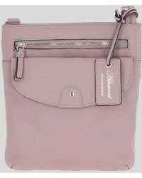 Ashwood Leather - 'Five Cb' Real Leather Cross Body Bag - Lyst