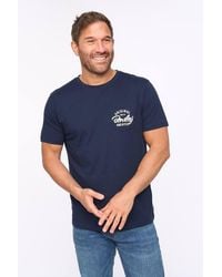 Bewley & Ritch - Milestan 100% Cotton Crew Neck Short Sleeve T-Shirt - Lyst