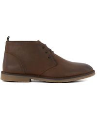 Dune - 'cashed' Leather Chukka Boots - Lyst