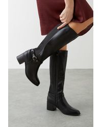 Wallis - Harmony Ankle Strap Detail Knee High Boots - Lyst