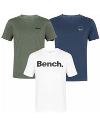 Bench - 3 Pack 'evans' T-shirts - Lyst