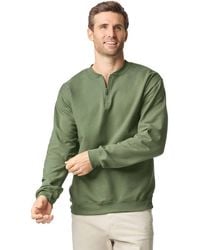 Gildan - Softstyle Midweight Quarter Zip Sweatshirt - Lyst
