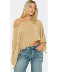 EGO - Long Sleeve Off-The Shoulder Top - Lyst