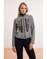 Dilvin - Cotton Military-Style Zip Jacket - Lyst