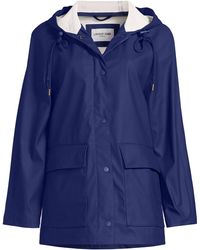 Lands' End - Waterproof A-Line Squall Rain Jacket - Lyst