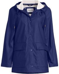 Lands' End - Waterproof A-Line Squall Rain Jacket - Lyst
