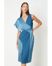 Coast - Pencil Dress With Contrast Panels - Lyst