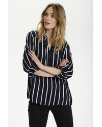 Kaffe - Kastridy Long Sleeve Blouse - Lyst